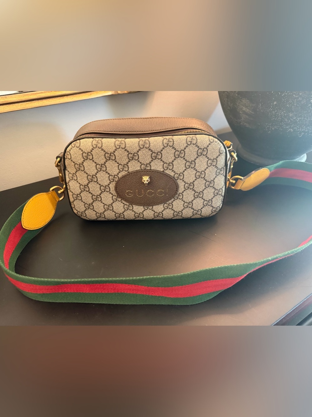 Gucci Beige GG Neo Vintage Camera Bag